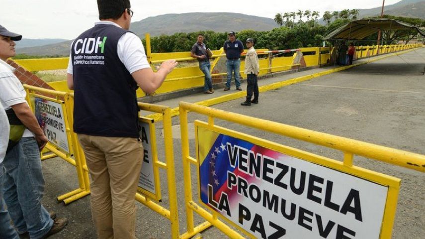 La frontera de Colombia con Venezuela.