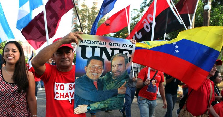 Dieciséis años después de la intervención de Chávez en La Habana, podemos encontrar como mínimo siete señales que indican el cumplimiento de aquel augurio. Foto EFE.