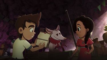 En esta imagen proporcionada por Cine Caníbal los personajes Gus, con la voz de Luis Ángel Jaramillo, Tlacuache, con la voz de Alex Lora y Copi, con la voz de Verónica Alva, en una escena de la película de animales El Camino de Xico.&nbsp;