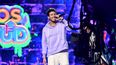 Sebastian Yatra habla en el escenario de los Premios Juventud 2021 en el Watsco Center el 22 de julio de 2021 en Coral Gables, Florida.