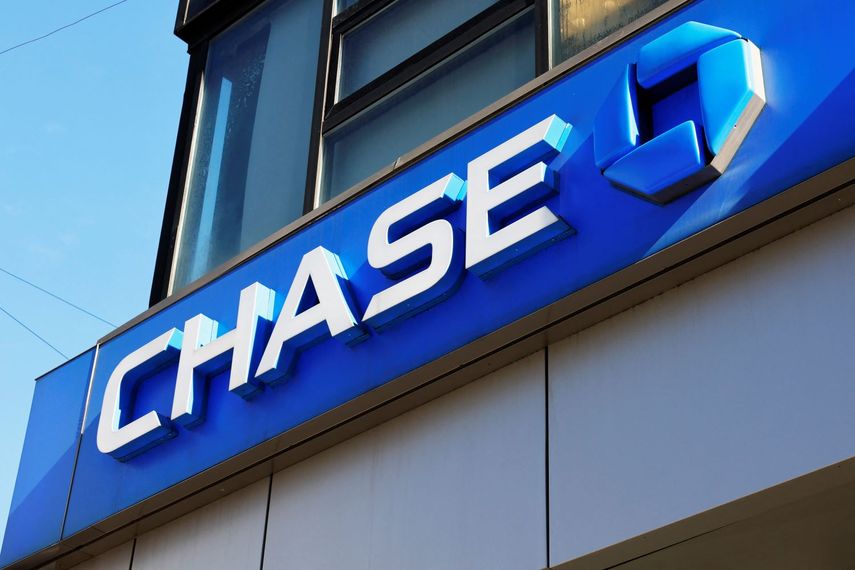 Logo del mayor banco de Estados Unidos, JP Morgan Chase.
