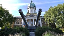 El Museo Imperial de la Guerra (IWM) de Londres aparece en la fotografía tomada en el sur de Londres el 29 de julio de 2020.