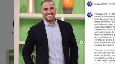 El presentador venezolano Dave Capella.