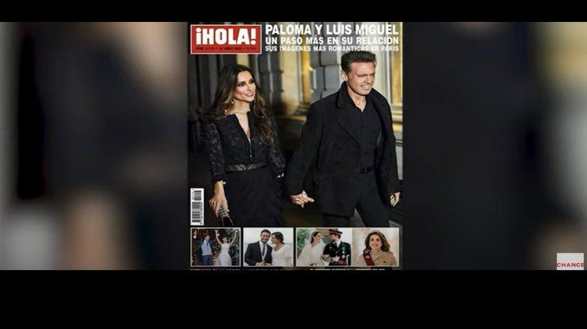 Luis Miguel y Paloma Cuevas.