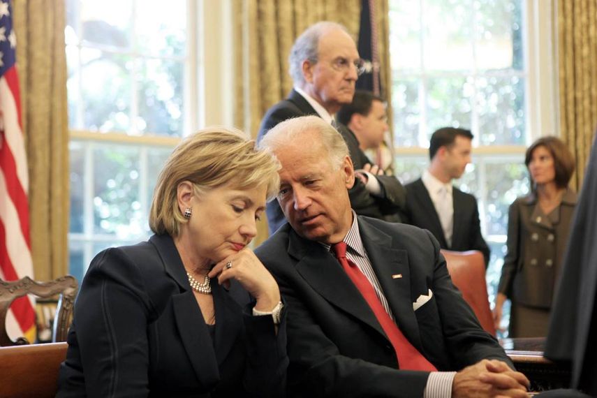 Clinton&nbsp;y Biden realizaron su primer acto de campaña juntos en Scranton (Pensilvania), la ciudad natal del vicepresidente