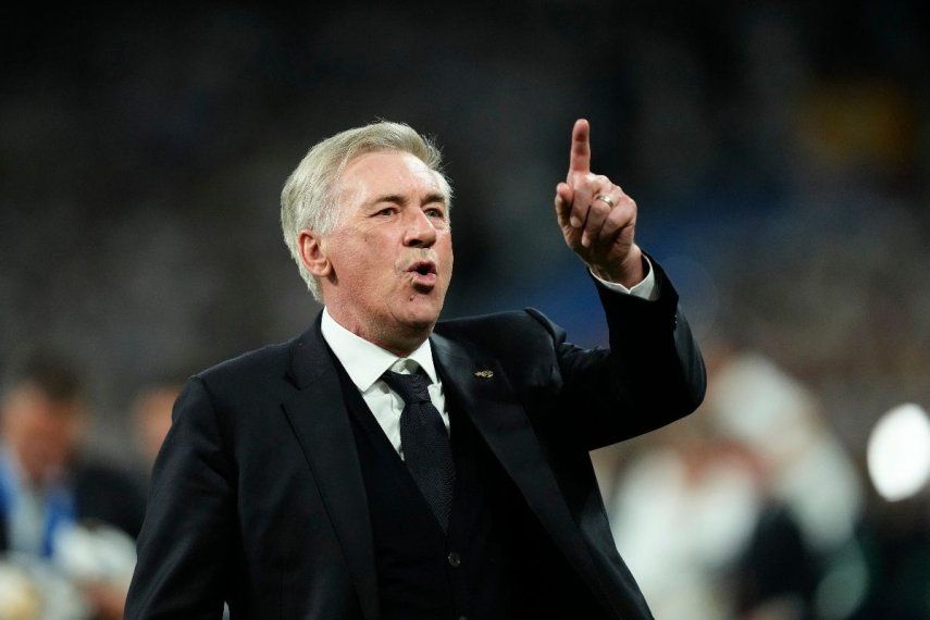 El italiano Carlo Ancelotti, actual director técnico del Real Madrid.