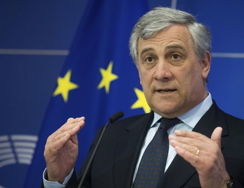 Antonio Tajani, presidente del Parlamento Europeo (PE).