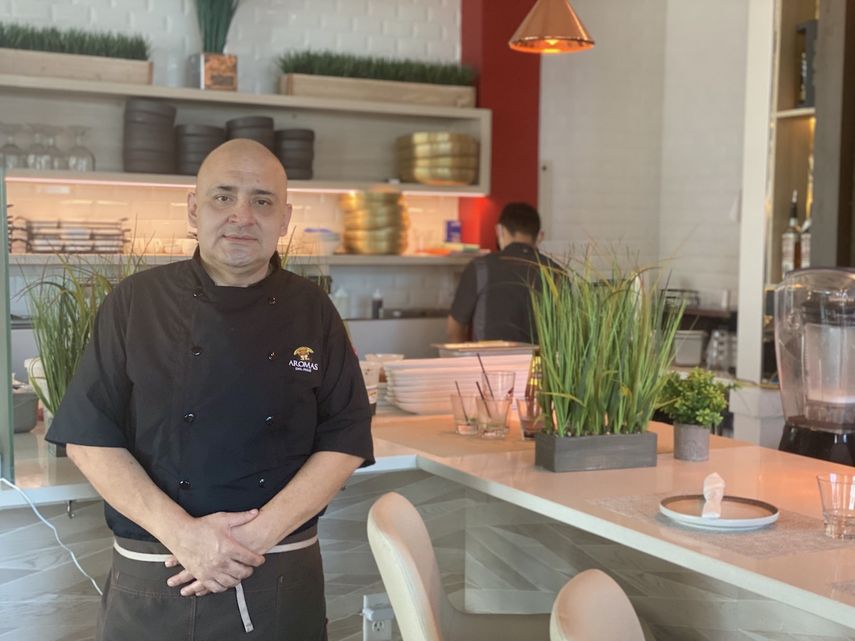 El chef José Luis Herrera, una de las mentes creativas de Aromas del Perú.&nbsp;