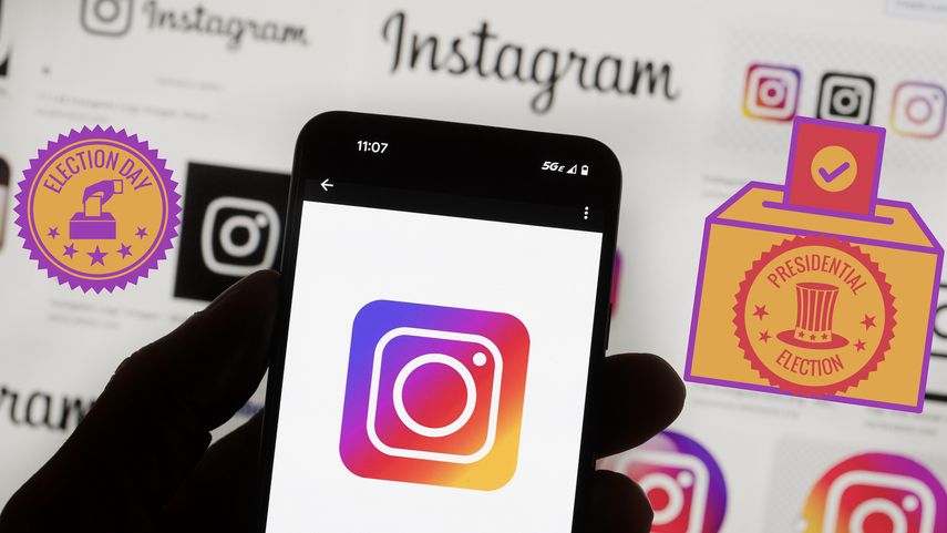 El contenido político en Instagram aumenta durante los años de elecciones.&nbsp;