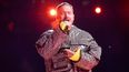 El cantante colombiano J Balvin se presenta en el escenario durante la grabación del concierto de recaudación de fondos Vax Live en el SoFi Stadium en Inglewood, California, el 2 de mayo de 2021.&nbsp;