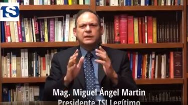 MiguelÁngel MartínMagistrado Miguel Ángel Martín, presidente del legítimo Tribunal Supremo de Justicia de Venezuela.