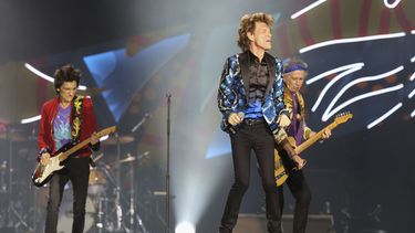 Los integrantes de&nbsp;The&nbsp;Rolling&nbsp;Stones, Ron Wood, Mick Jagger y Keith Richards en una presentación de la gira América Latina Olé Tour 2016, en el estadio de Morumbí, en Sao Paulo.