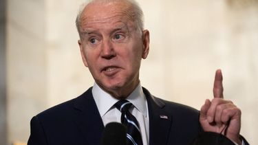 El presidente de Estados Unidos, Joe Biden, habla en el Congreso.