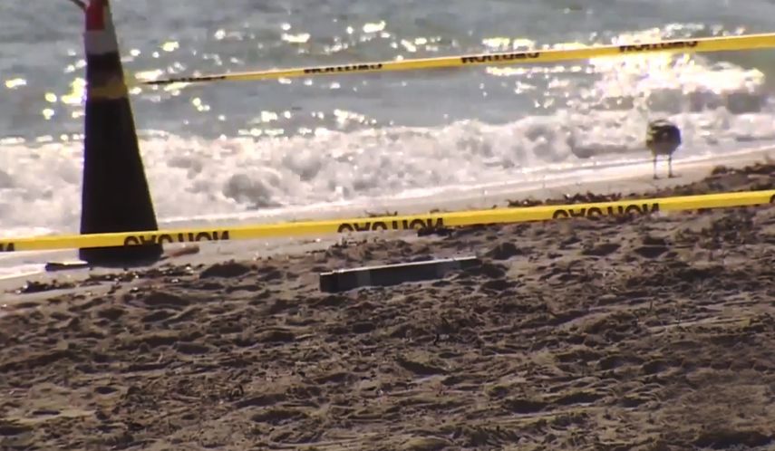 La Policía municipal acordonó la zona adyacente al hallazgo.