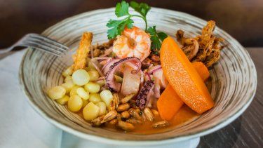 Ceviche mixto.&nbsp;