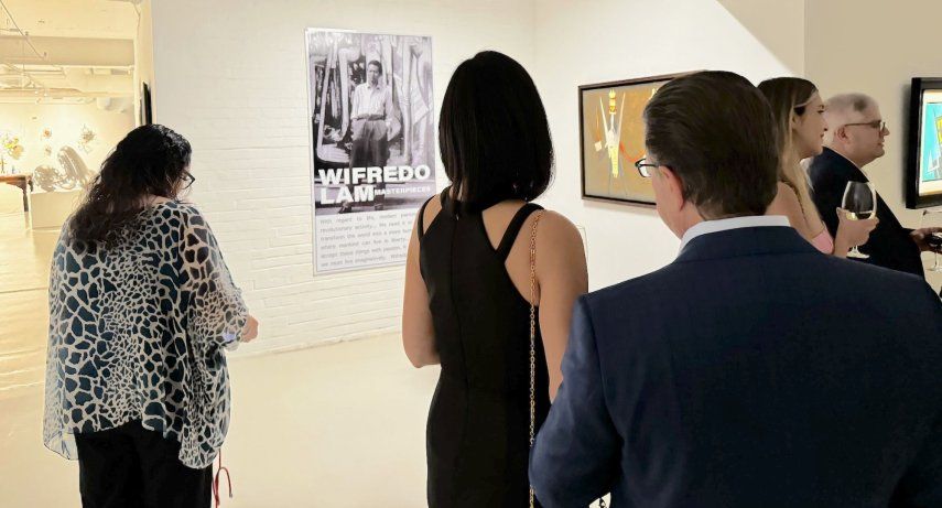 Inauguración de la muestra Masterpieces, con obras de Wifredo Lam.&nbsp;