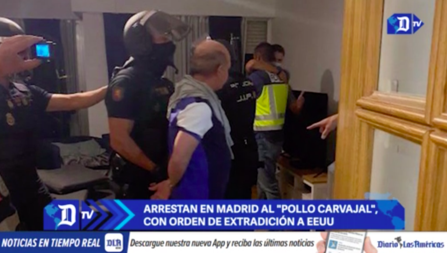 arrestan en madrid al pollo carvajal, con orden de extradicion a eeuu arrestan en madrid al pollo carvajal, con orden de extradicion a eeuu