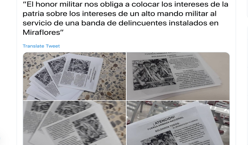 Captura de pantalla del tuit publicado por&nbsp;Sergio Novelli.&nbsp;