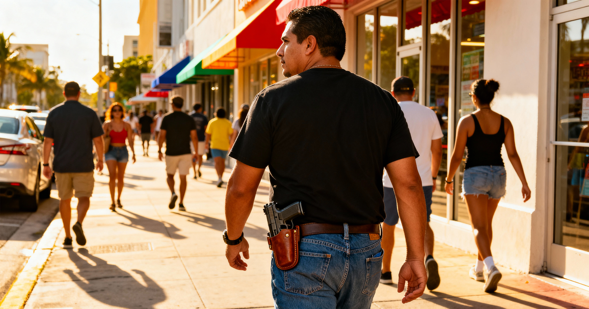 Armas a la vista en Florida, ¿más seguridad o mayor peligro?