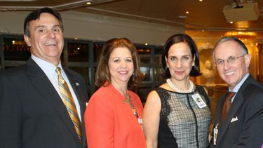 José Aldrich, Yolanda Nader, María Fogarte y David Klock.