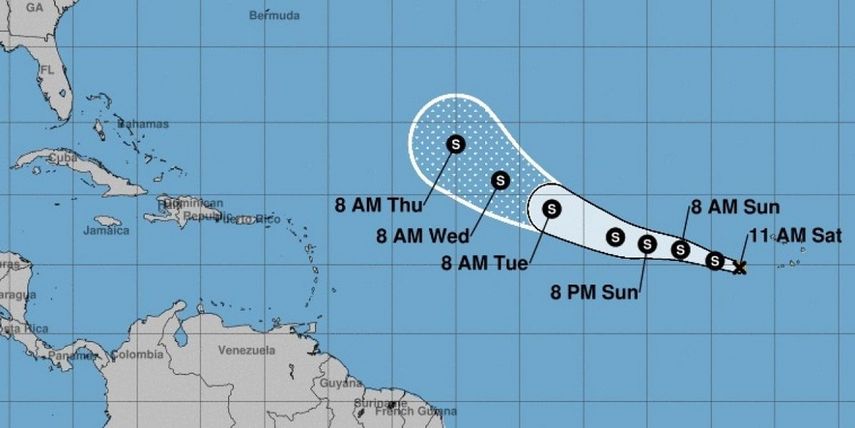 Expertos indican que la tormenta se fortalecerá en los próximos días.