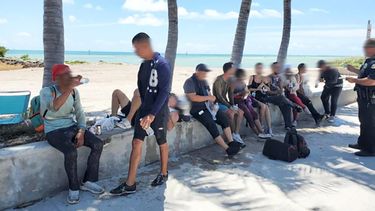 Once cubanos llegaron a los Cayos de la Florida.