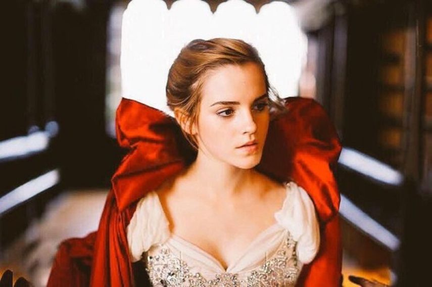 La actriz británica Emma Watson encarna a la Bella en la nueva versión de Disney de Beauty and the Beast. (CORTESÍA).  