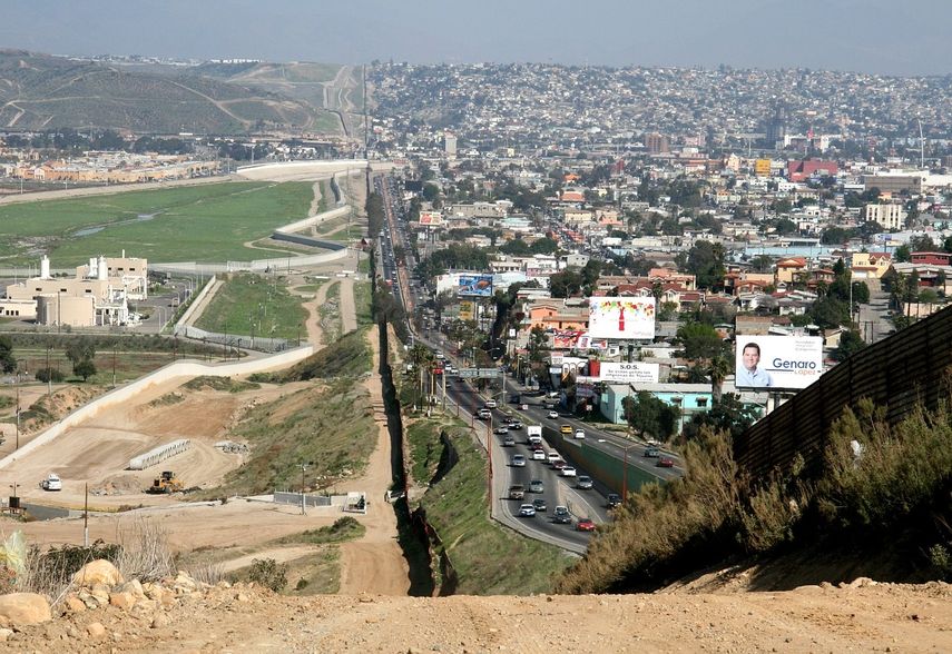 La ciudad fronteriza entre México y EEUU.