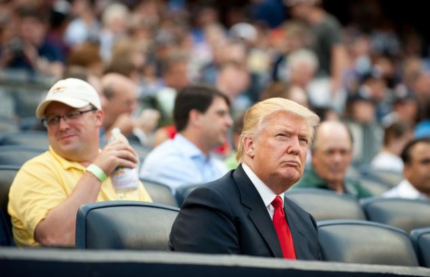 A Trump se le ha visto varias veces en el Yankee Stadium. (CORTESÍA)