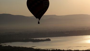 El Festival Internacional del Globo se realizó en la ciudad de León, en el estado mexicano de Guanajuato, con público virtual.