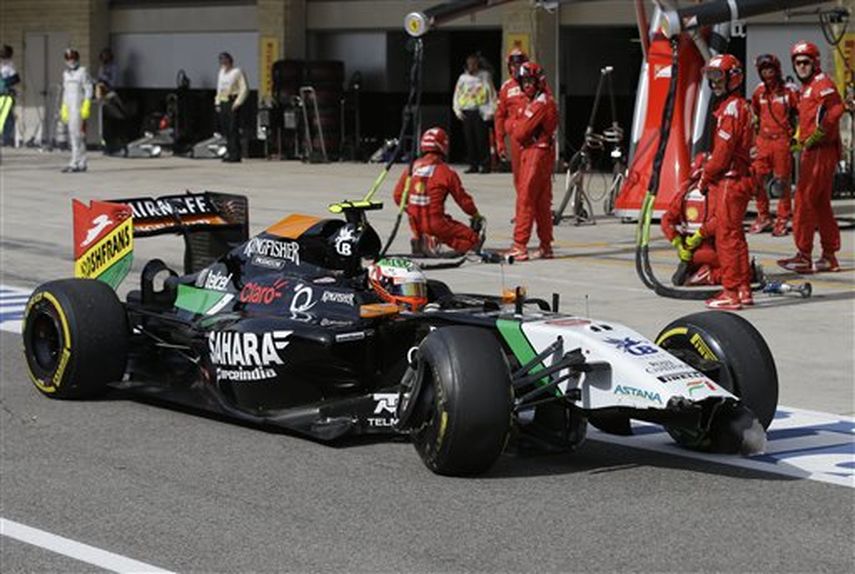 Pérez seguirá con Force India. (AP)
