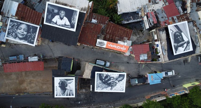 Proyecto Sembrando Colores, de 100% San Agustín, desarrollado en la parroquia popular San Agustín, en Caracas, Venezuela.