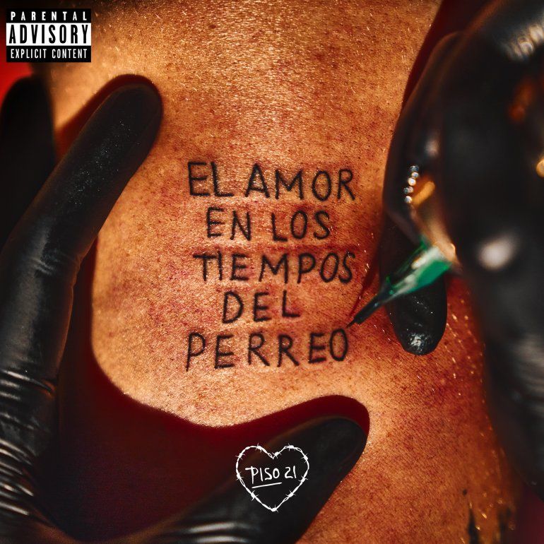 En esta imagen proporcionada por Warner Music México, la portada del nuevo álbum de Piso 21, 
