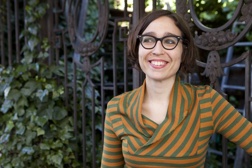 La dramaturga española Lucía Miranda. 