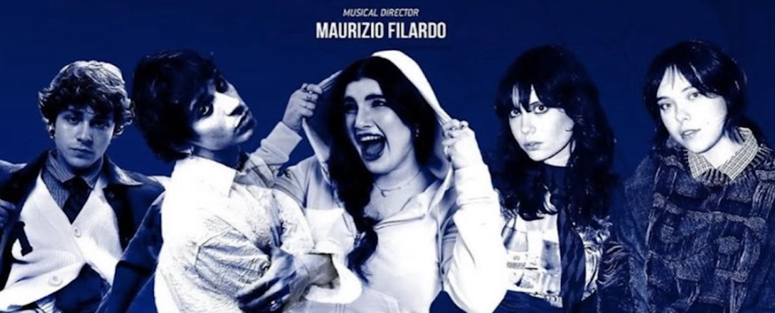 Imagen del póster promocional de la gira mundial del Festival de Sanremo.