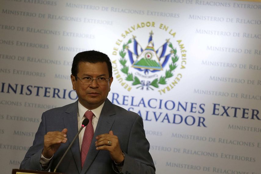 Hugo Martínez, canciller de El Salvador.