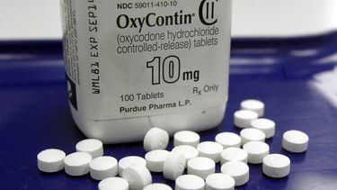 Píldoras de OxyContin en una farmacia en Montpellier, Vermont. &nbsp;