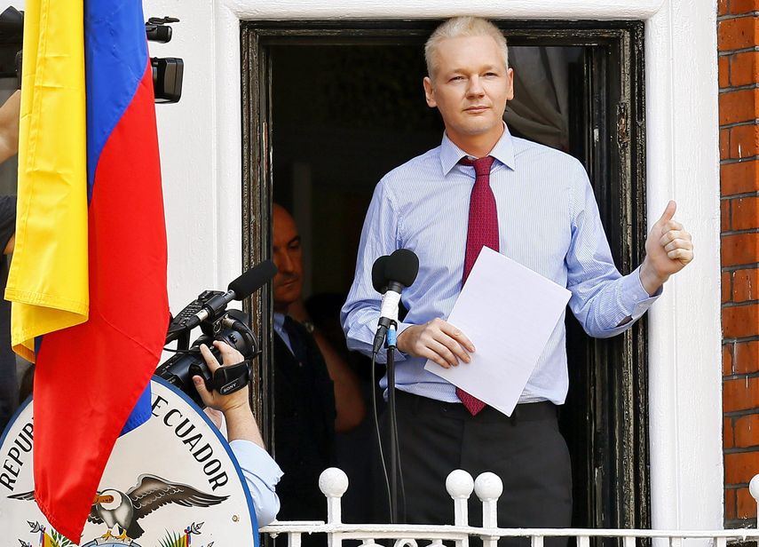 Assange está asilado en la embajada de Ecuador en Londres desde hace cuatro años.