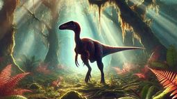 Ilustración artística de un ejemplar del linaje Ornithischia.