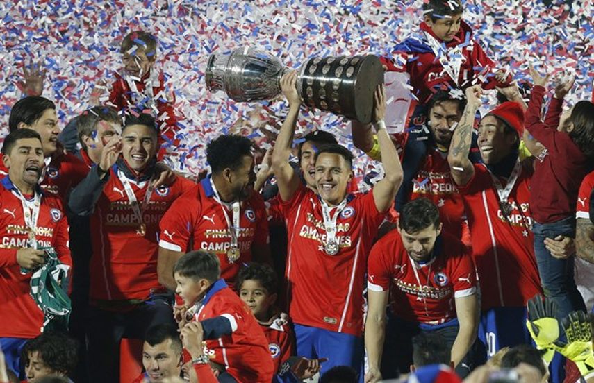 Chile es el campeón actual de la Copa América al triunfar en su casa el pasado mes de julio (ARCHIVO)