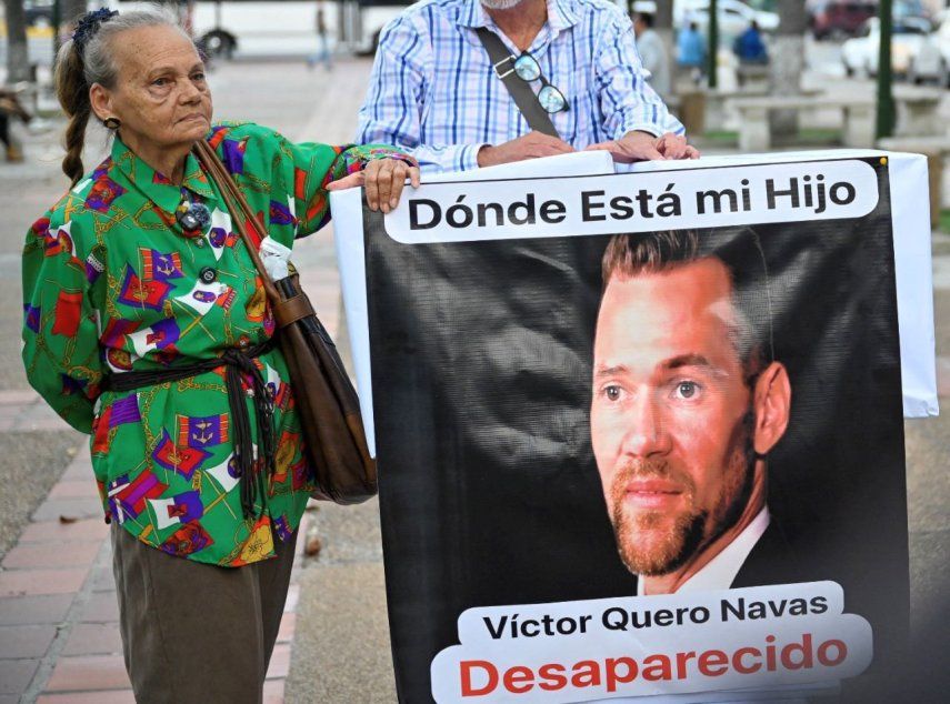 Carmen Navas, madre del preso político Víctor Quero Navas, finalmente conoció que su hijo fue asesinado hace más de un año, en Caracas, el 7 de mayo de 2026.