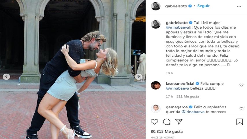 Gabriel Soto e Irina Baeva