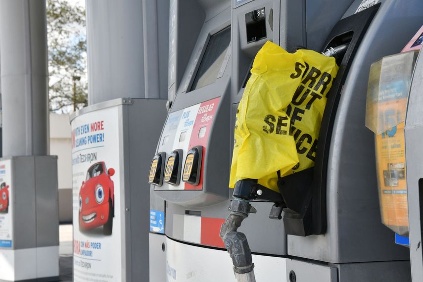La electricidad podría obstaculizar la distribución de gasolina.&nbsp;