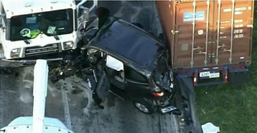 Elaccidente seregistró en el NW 122nd Street y Hialeah Gardens Boulevard.