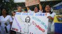Enfermeras gritan consignas contra el gobierno en una protesta afuera del hospital José Manuel de los Ríos en Caracas, Venezuela, el miércoles 30 de octubre de 2019. Enfermeras gritan consignas contra el gobierno en una protesta afuera del hospital José Manuel de los Ríos en Caracas, Venezuela, el miércoles 30 de octubre de 2019.