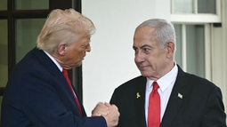El presidente Trump y el primer ministro de Israel, Benjamin Netanyahu, en EEUU.