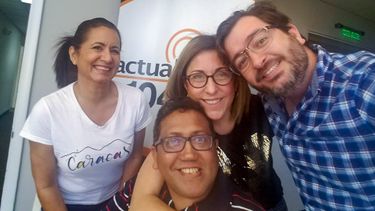 Belsay Hennig, Enrique Flor (q.e.p.d), Zairenna Barboza y Juan Camilo Gómez.