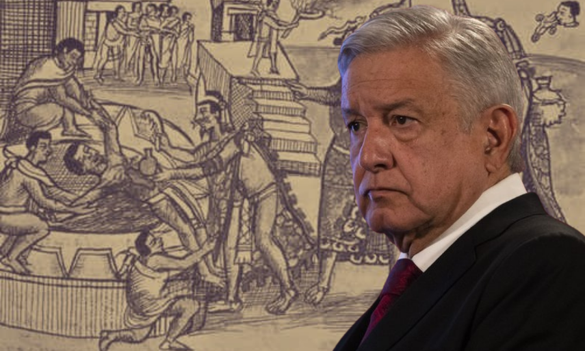López Obrador recibe su propia medicina sobre la conquista