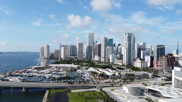 Imagen de una parte del downtown de la ciudad de Miami.