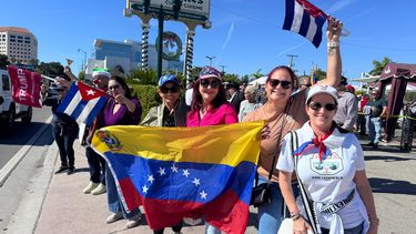 Celebran la caída de Maduro.&nbsp;